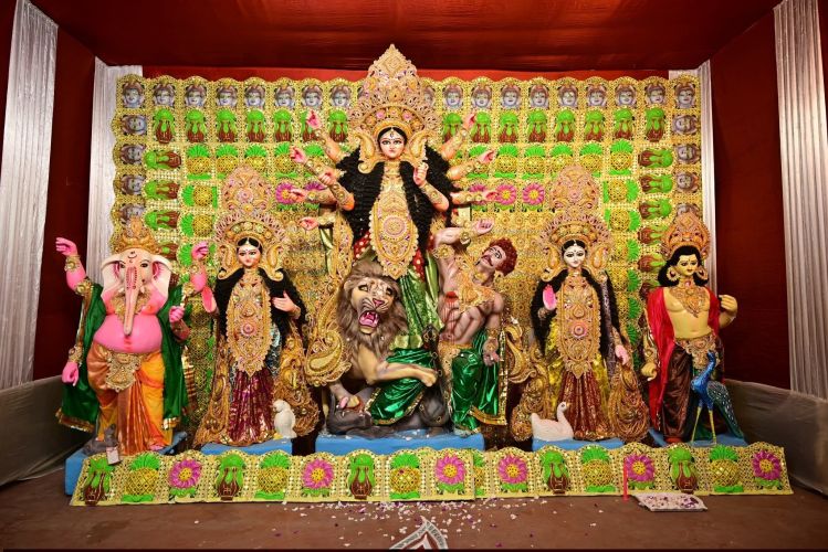 Durga Puja Pandal Inauguration Ceremony